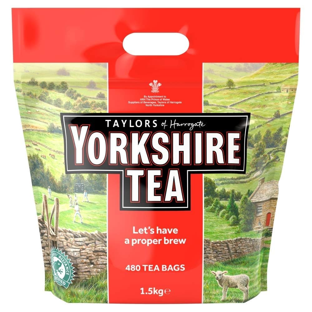 Yorkshire Tea Hard Water Tea Bags, 160 Tea Bags (Pack of 3, Total 480 teabags)