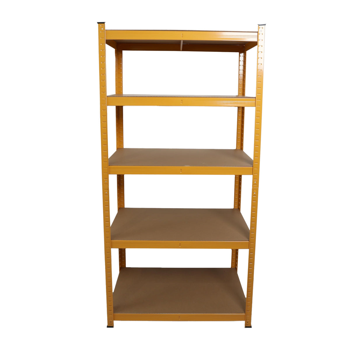 DIVCHI 5 Tier Storage Rack Heavy Duty Shelving Aluminium Garage Shelves Shed Storage Racking Shelf For Warehouse Workshop & Office (Black, Pack of 1) Up to Maximum 175 kg Per Shelf