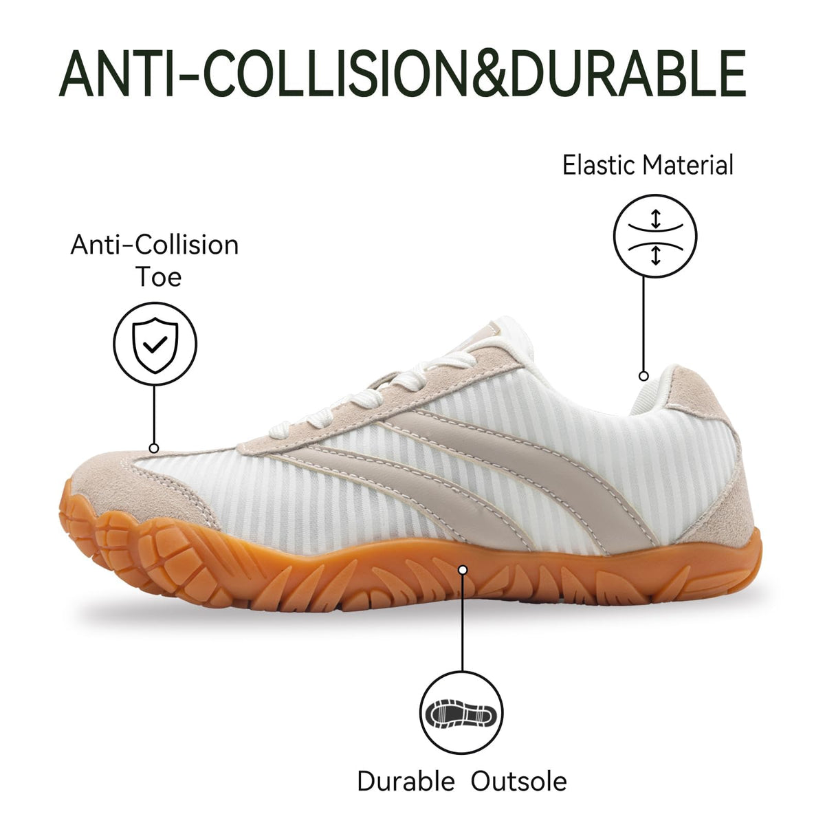 Barefoot Shoes Womens Mens Wide Toe Box Trainers Casual Sneakers Zero Drop