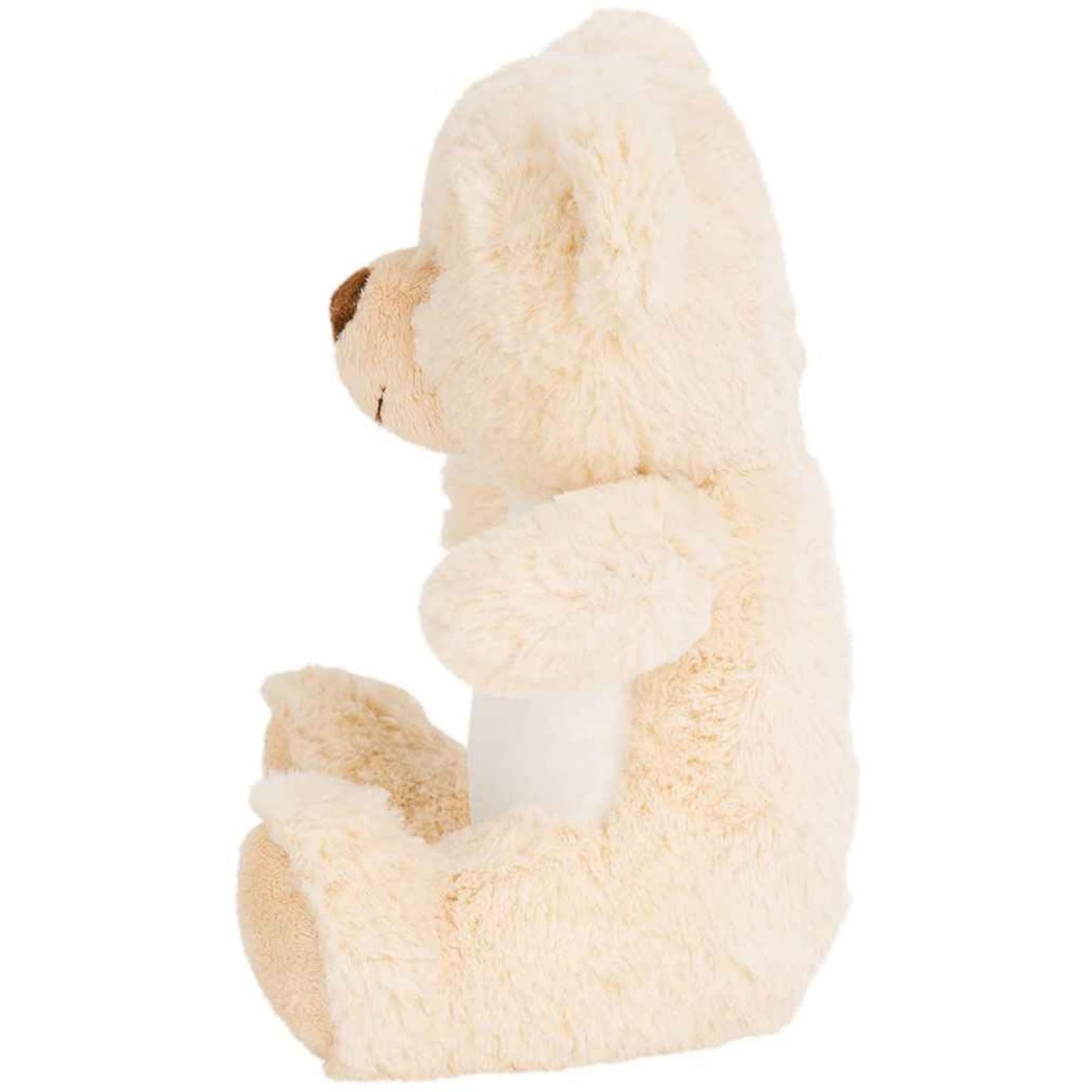 Personalized Teddy Bear with Photo and Text, Custom Plush Toy, Polyester, Memory Keepsake Soft Toy for Kids and Couples (Light Brown Teddy)