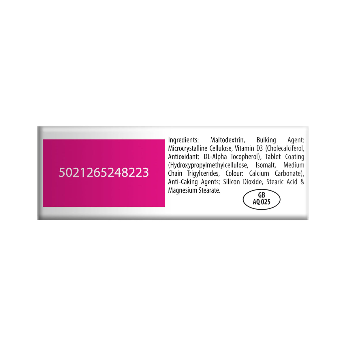 Vitabiotics Ultra Vitamin D3 1000IU, Vitamin D3 Tablets, 96 Tablets