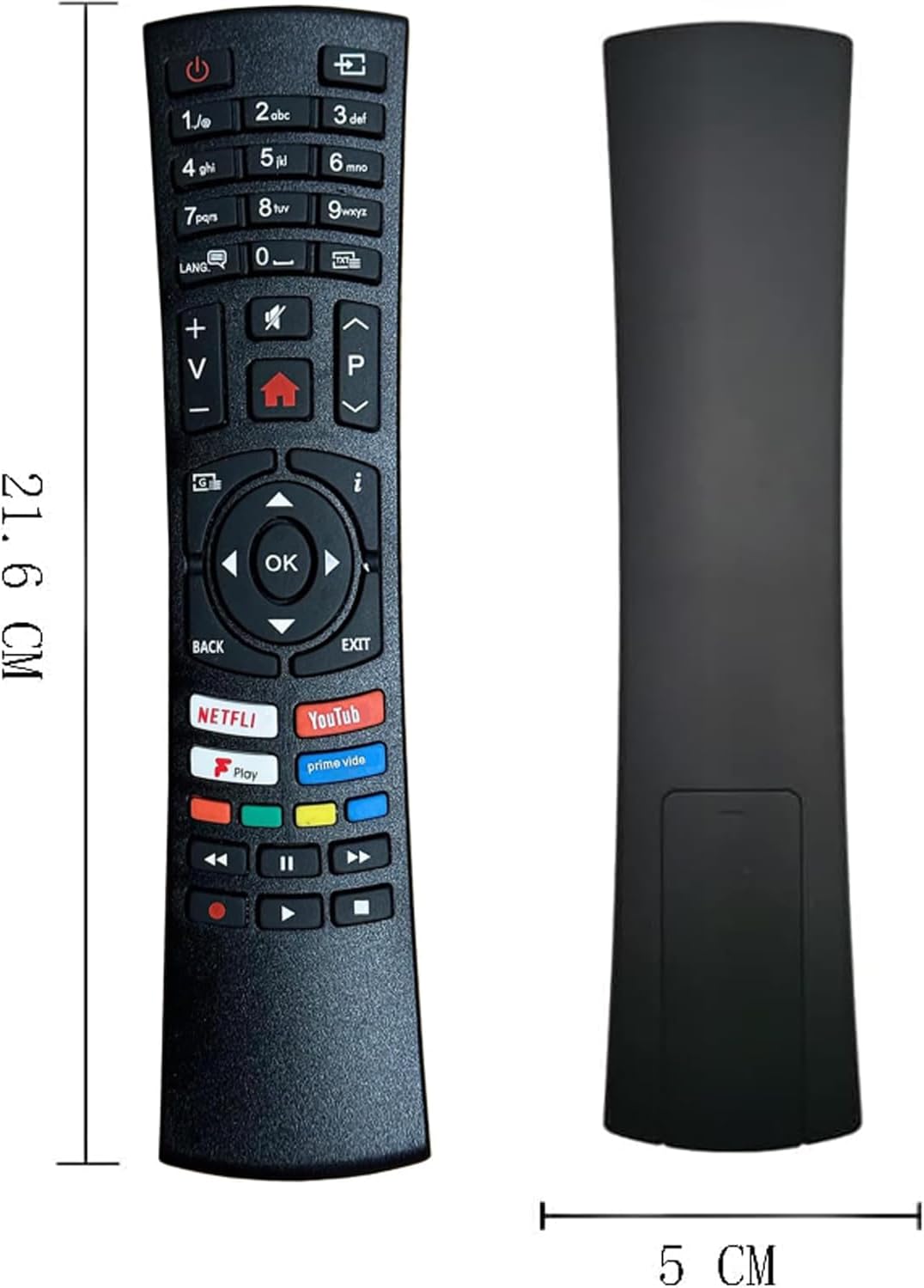 Replacement for Bush TV Remote Compatible for Bush Remote Control for TV