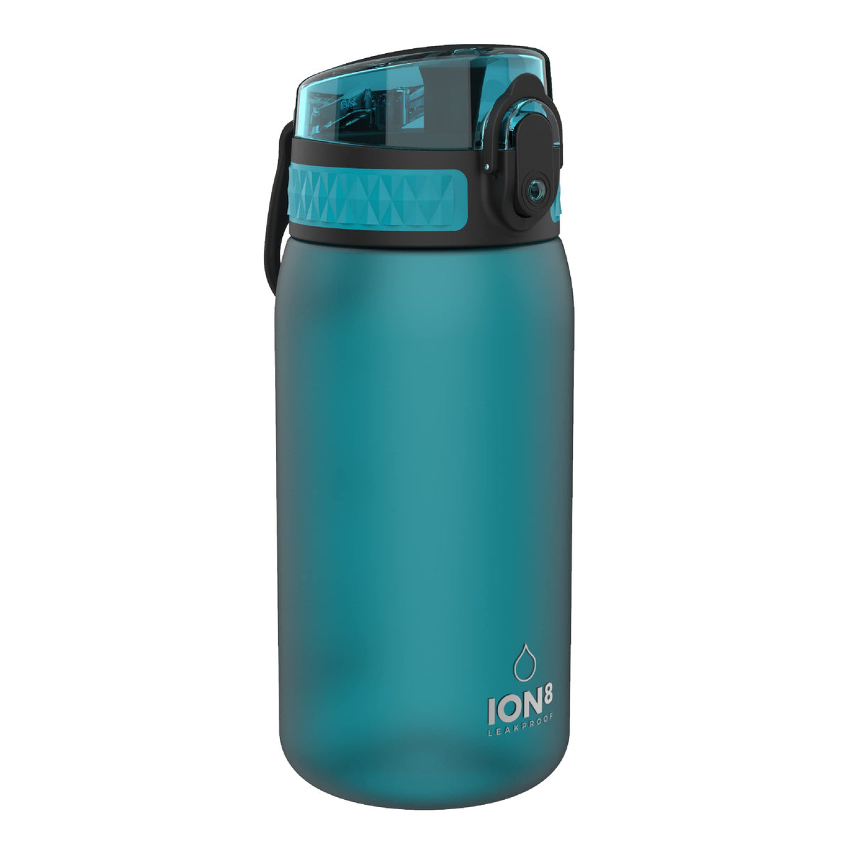 ION8 Kids Water Bottle, 350 ml/12 oz, Leak Proof, Easy to Open, Secure Lock, Dishwasher Safe, Carry Handle, Hygienic Flip Cover, Easy Clean, Odour Free, Rose Pink