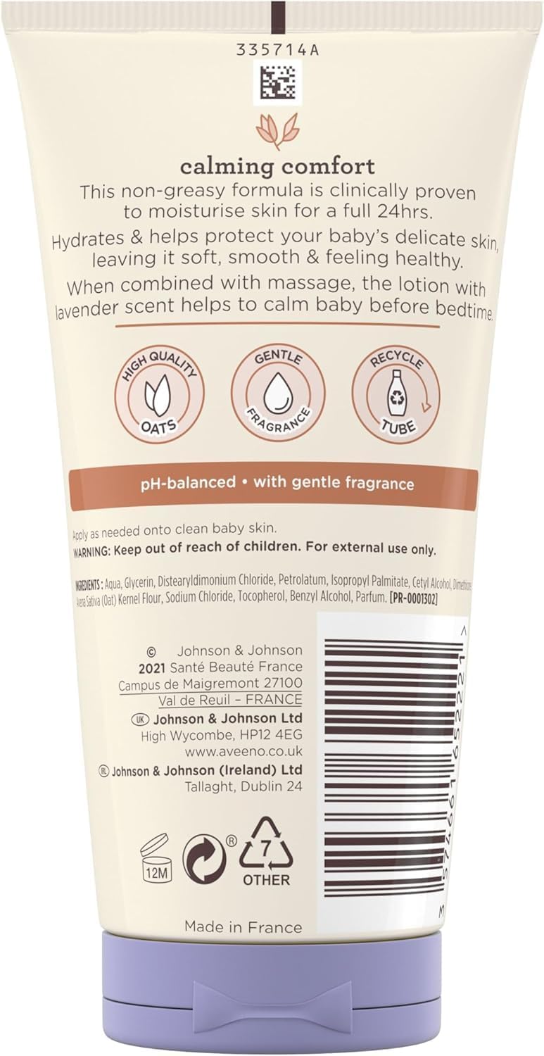 Aveeno Baby Calming Comfort Bedtime Lotion for Baby's Delicate Skin 150ml