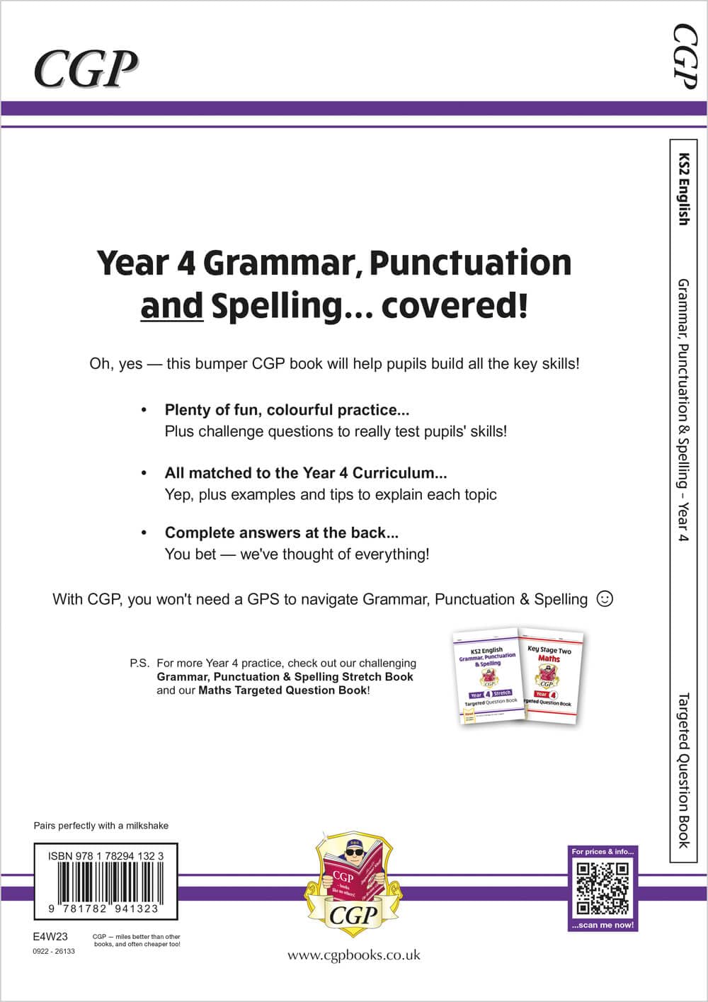KS2 English Year 4 Grammar, Punctuation & Spelling Targeted Question Book (with Answers) (CGP Year 4 English)