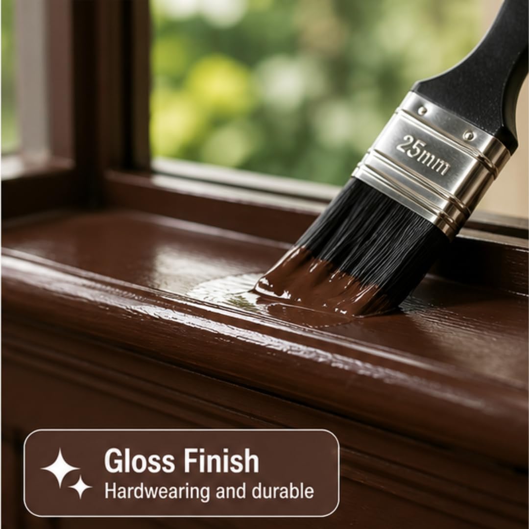 RUSTINS Small Job Satin Paint Chocolate 250ml