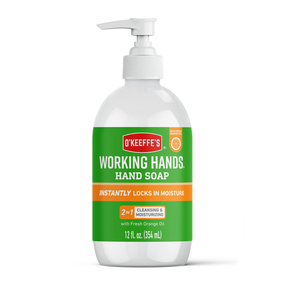 O'Keeffe's Working Hands, 96 g Jar 2 Pack - Hand Cream for Extremely Dry, Cracked Hands | Instantly Increases Moisture Content, Forms a Protective Layer and Prevents Moisture Loss