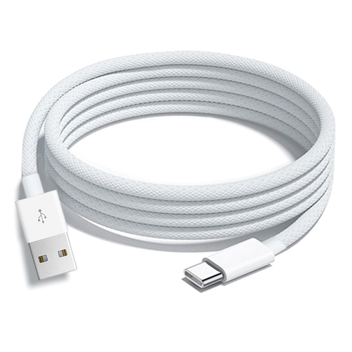 IPhone 18/17/16/15 Car Carplay Charger Cable, USB A to USB C Woven Cable Compatible for IPhone 17E, 16E,18/17/16/15 pro max, Plus, Air Charging Cord, AirPods 4/5 Pro(2nd/3rd Gen) Charging Power Cable