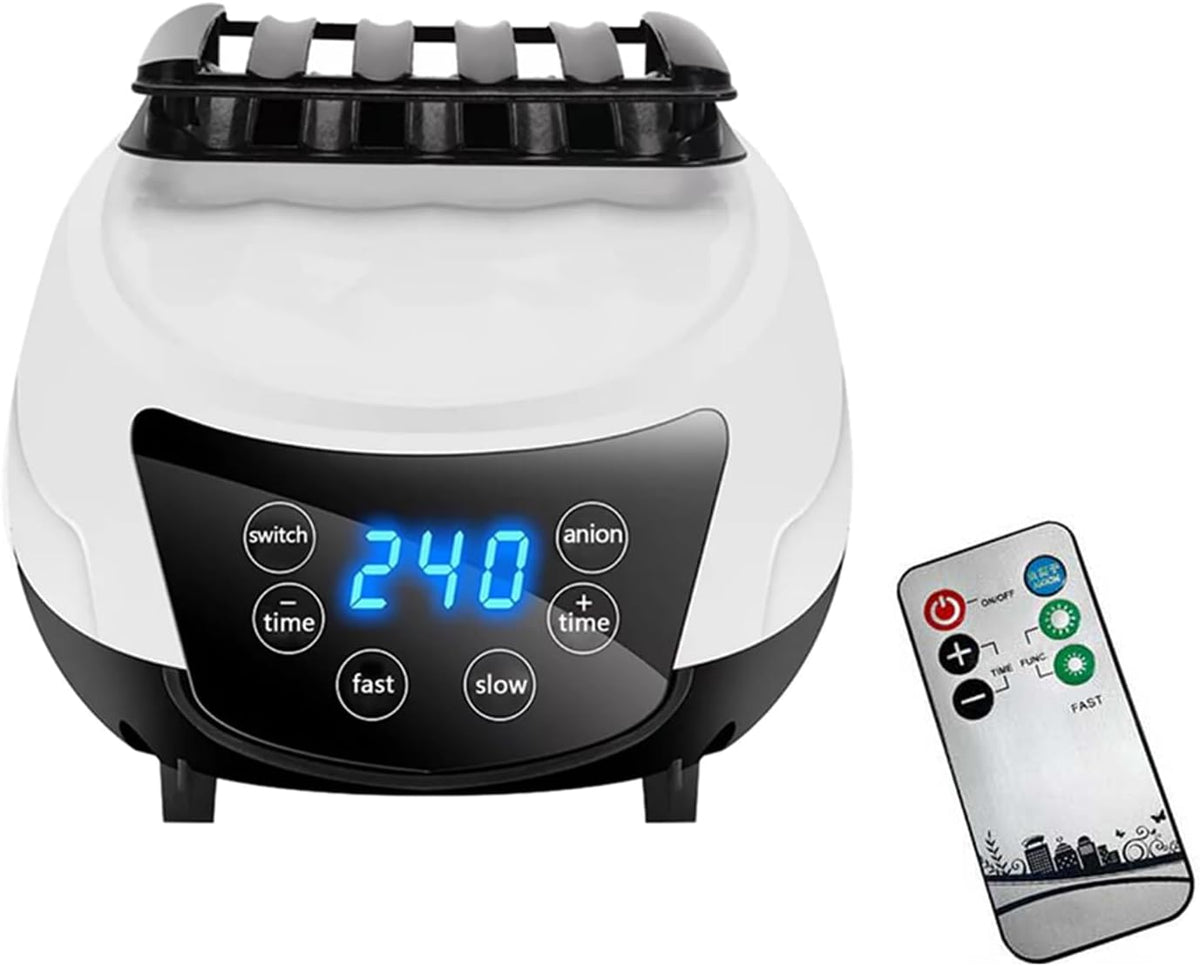 Portable Electric Clothes Dryer 1500W, Heated Clothes Dryer Indoor with Timer and Remote Control, Dry Clothes Indoors with Low Noise Operation