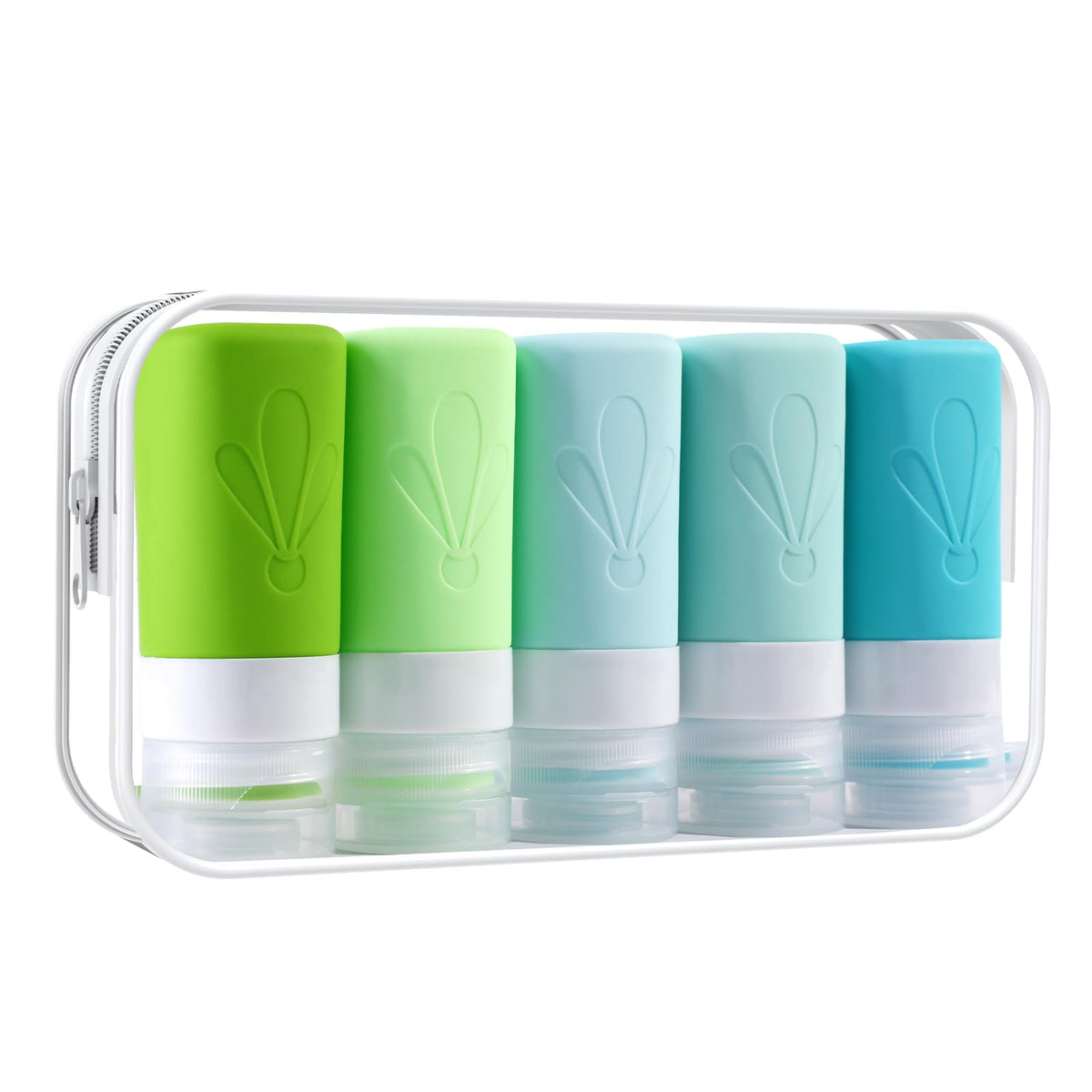 INSFIT Travel Bottles for Toiletries, 17 Pack Leakproof Travel Size Toiletries, Airplane Travel Essentials, Holiday Essentials for Women and Men with Labels/Clear Bag