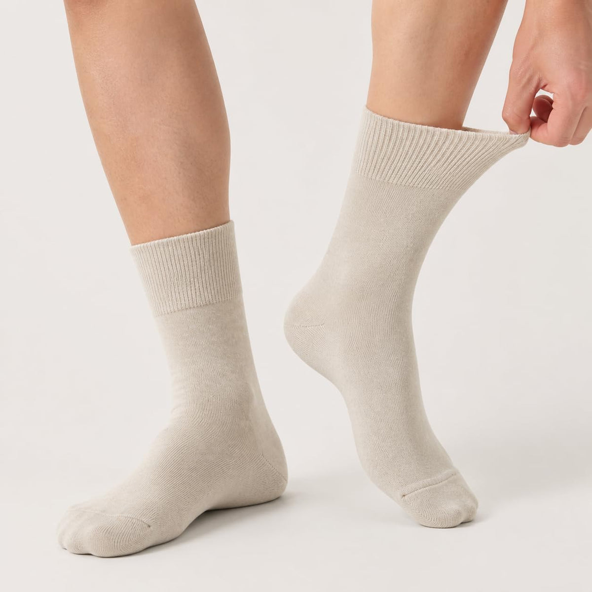 WeciBor Men's Bamboo Seamless Socks 6/12 Pack