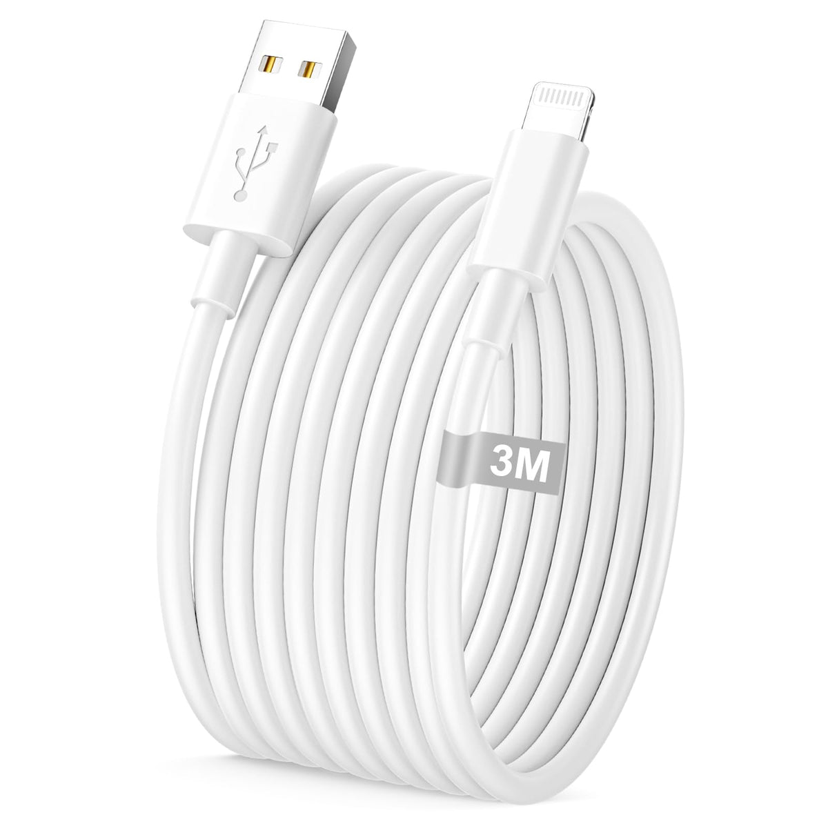 iPhone Charger Cable 2M, [Apple MFi Certified] USB to Lightning Cable 2M