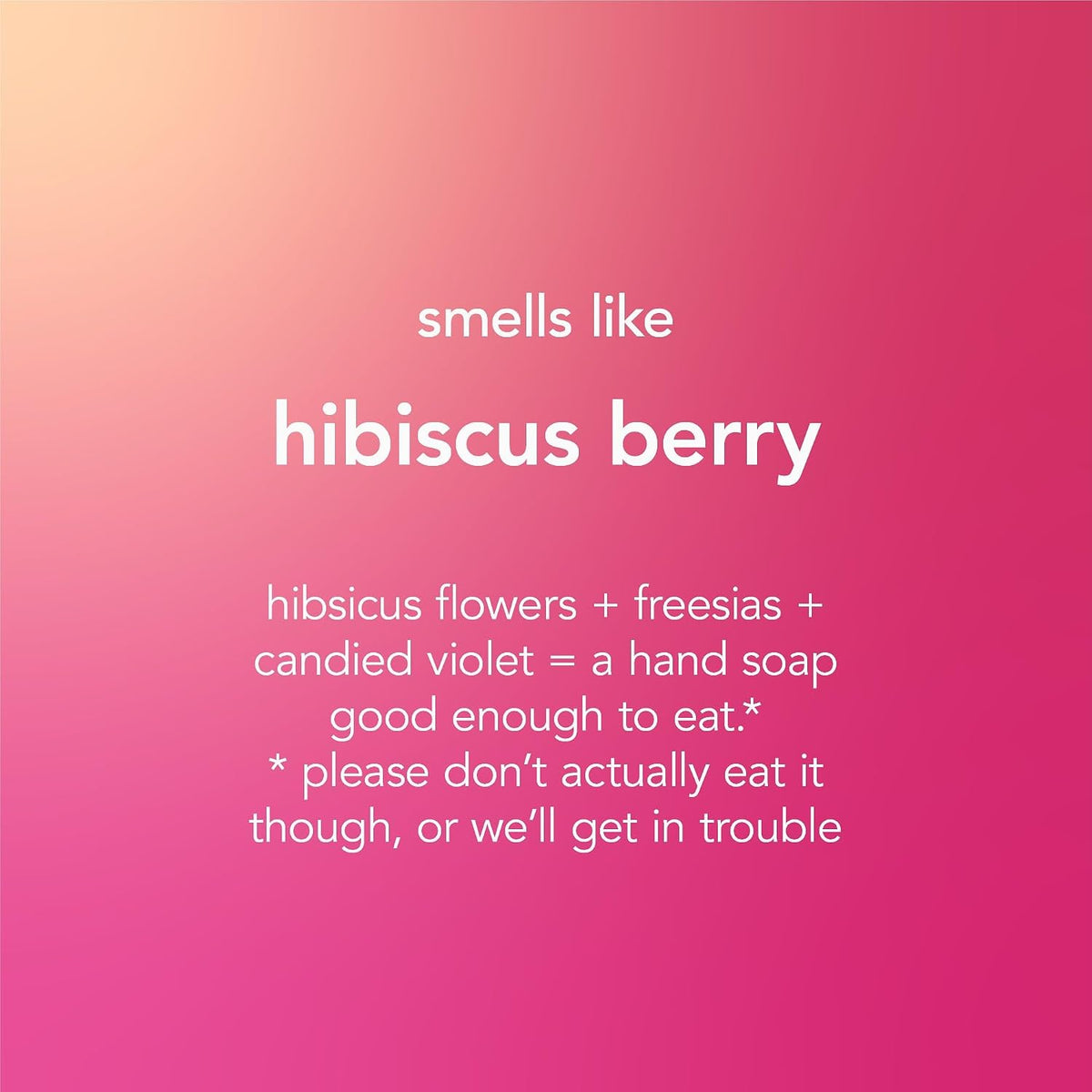 Method Foaming Hand Wash, Hibiscus Berry, Gentle Clean, 300ml