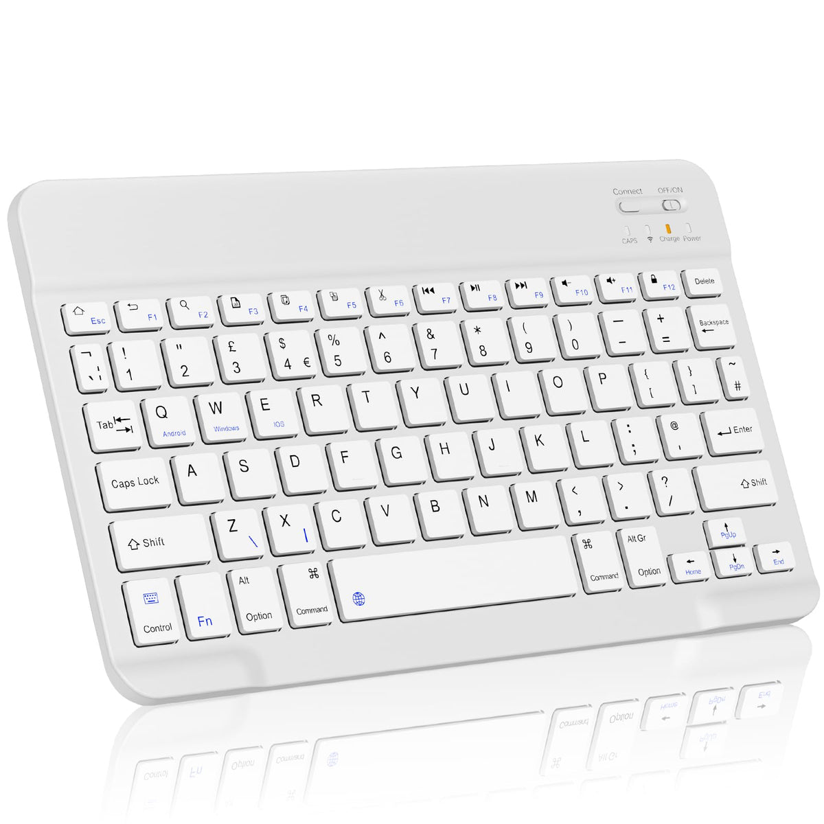 NOOX Bluetooth Keyboard for iPad, Galaxy Tablets, SmartPhones