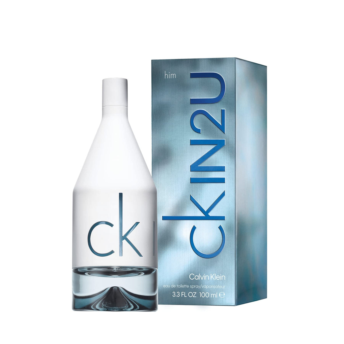 Calvin Klein CKIN2U For Him, Eau de Toilette for Men, Aromatic Fragrance With Notes of Tangelo, Pimiento, Cool Musk’s, Medium Longevity
