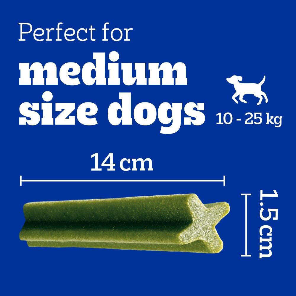 Pedigree DentaStix - Daily Dental Chews For Medium Dogs (10-25 kg), 112 Sticks