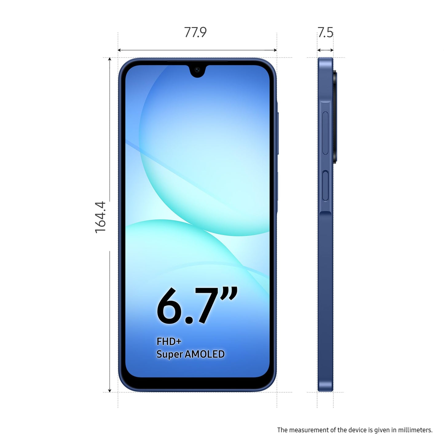 Samsung Galaxy A17 5G, AI Smartphone, Slim 7.5mm Frame, Large Screen, 50MP Camera, 128GB Storage, 4GB Memory, 5000 mAh Battery, Grey, 3 Year Extended Warranty (UK Version)