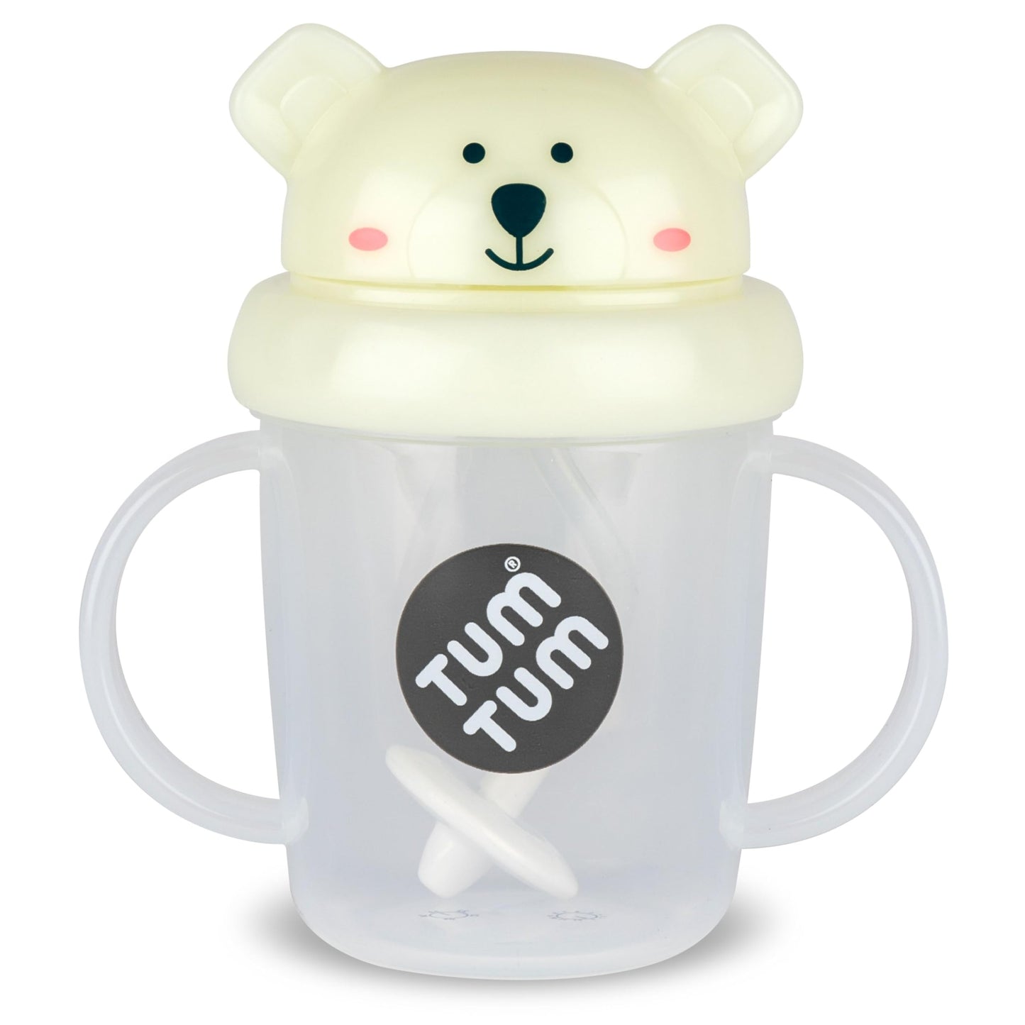 TUM TUM Tippy Up Free Flow Sippy Cup (No Valve), Sippy Cup for Toddlers, 200ml, BPA Free (Betsy Bear S3)