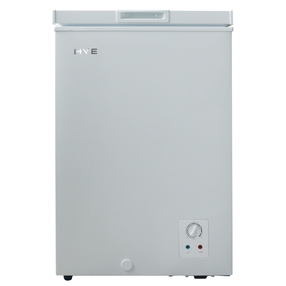 HYE Chest Freezer - 205L Capacity, Freestanding Design, Black