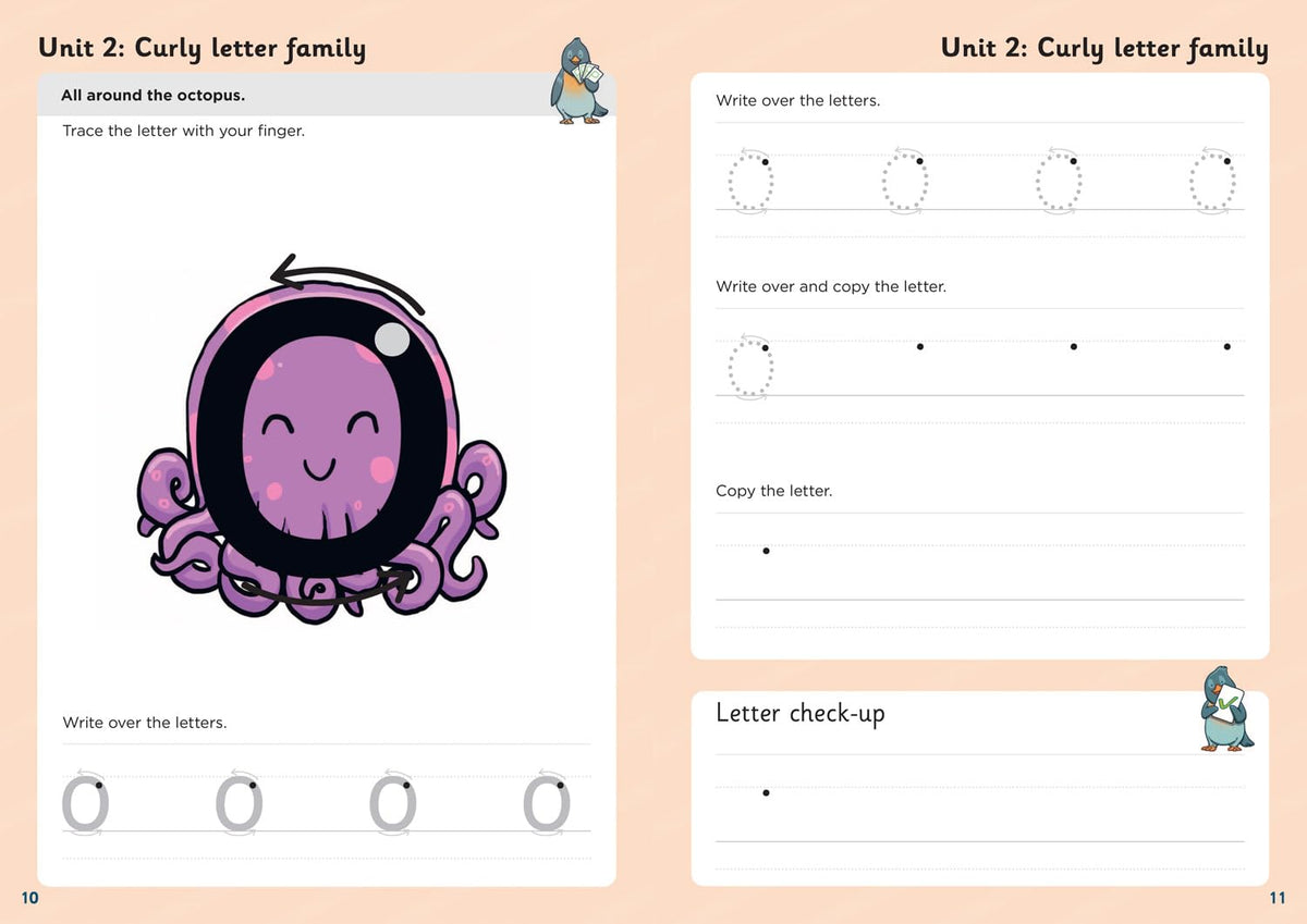Workbook 2: Lower-case letters (Little Wandle Handwriting)