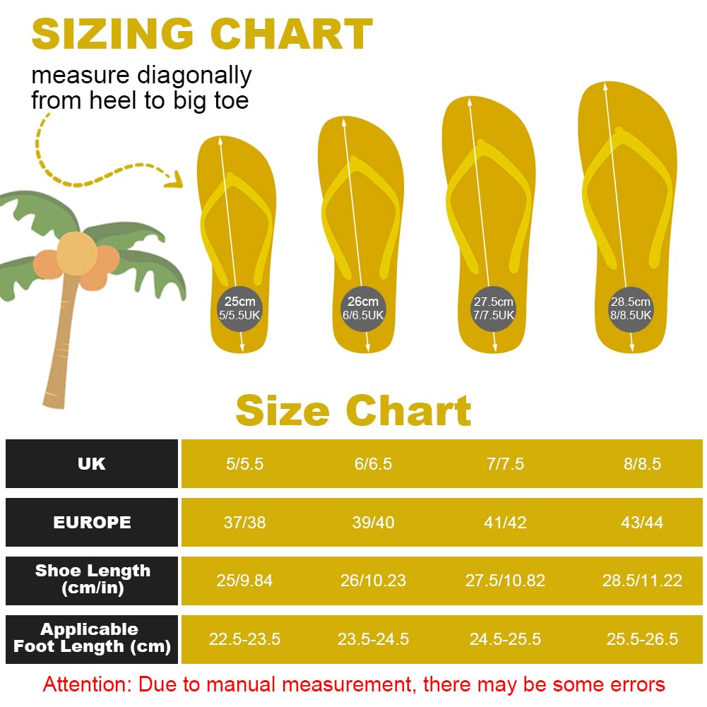 Aomig Unisex Flip Flops Ladies Girls Mens Flatform Beach Flip-Flop Slim Rubber Flip Flops Women's Yoga Mat Comfortable Beach Platform Sandals Slip-Resistant Flat Flip Flops