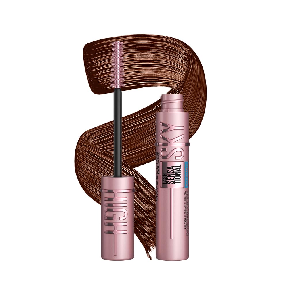 Maybelline Mascara, Lash Sensational Sky High Volumizing Thickening, Black
