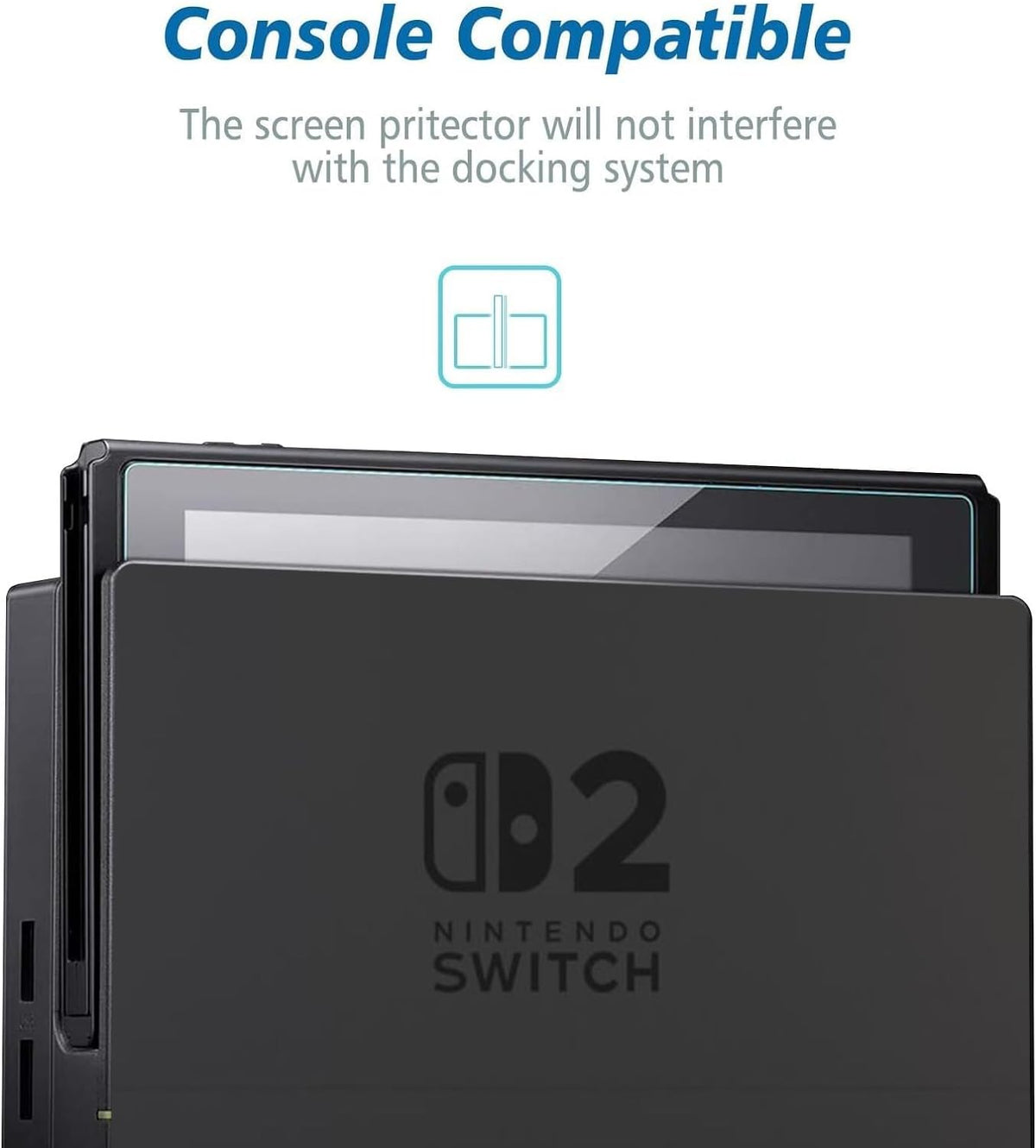NEW'C for Nintendo Switch 2 Screen Protector Tempered Glass Bubble Free