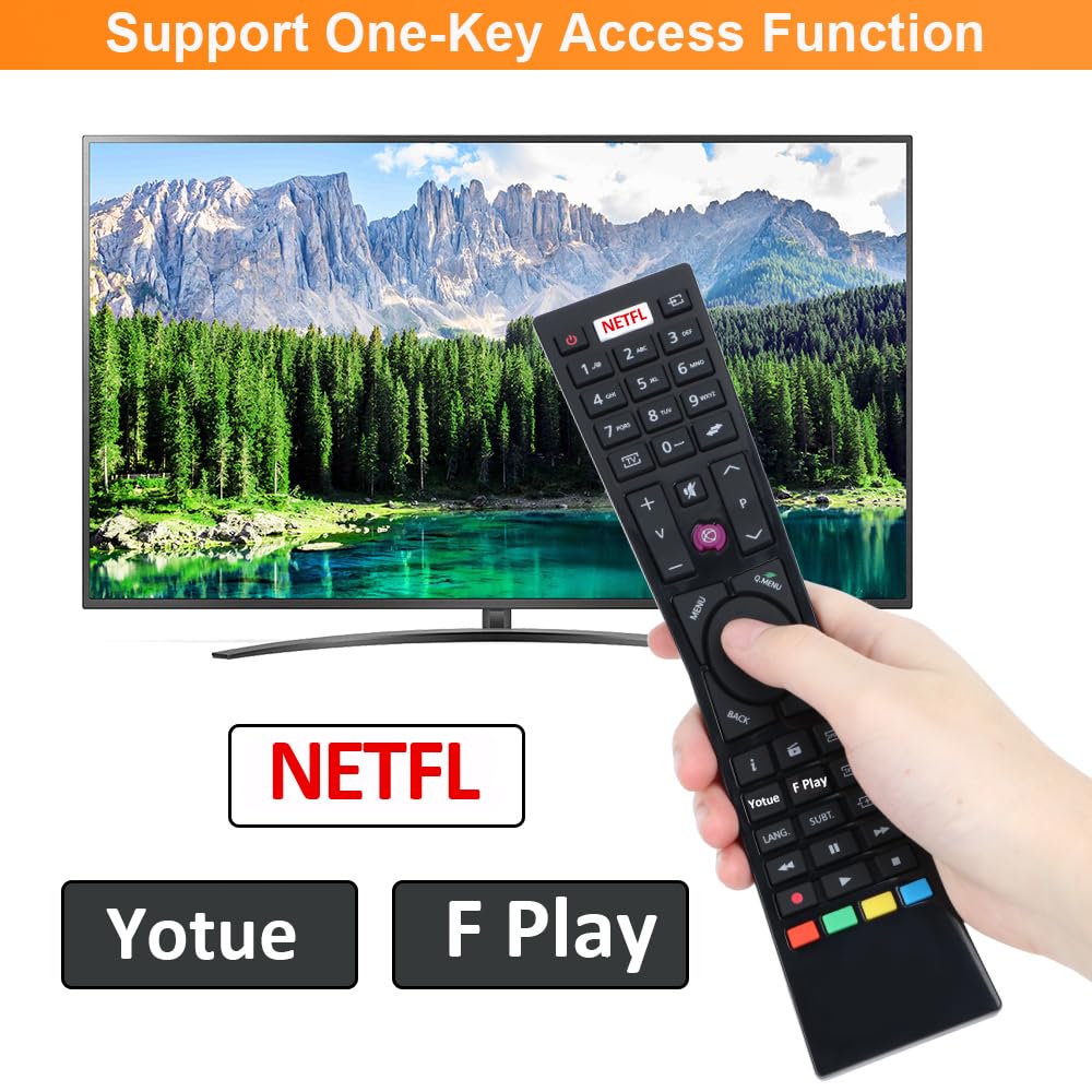 Gvirtue 【Pack of 2】Replacement Remote Control Compatible with Roku Box Model: Roku 1, Roku 2(HD, XD, XS), Roku 3, Roku LT, HD, XD, XDS, Roku N1, Roku Express, Roku Express+