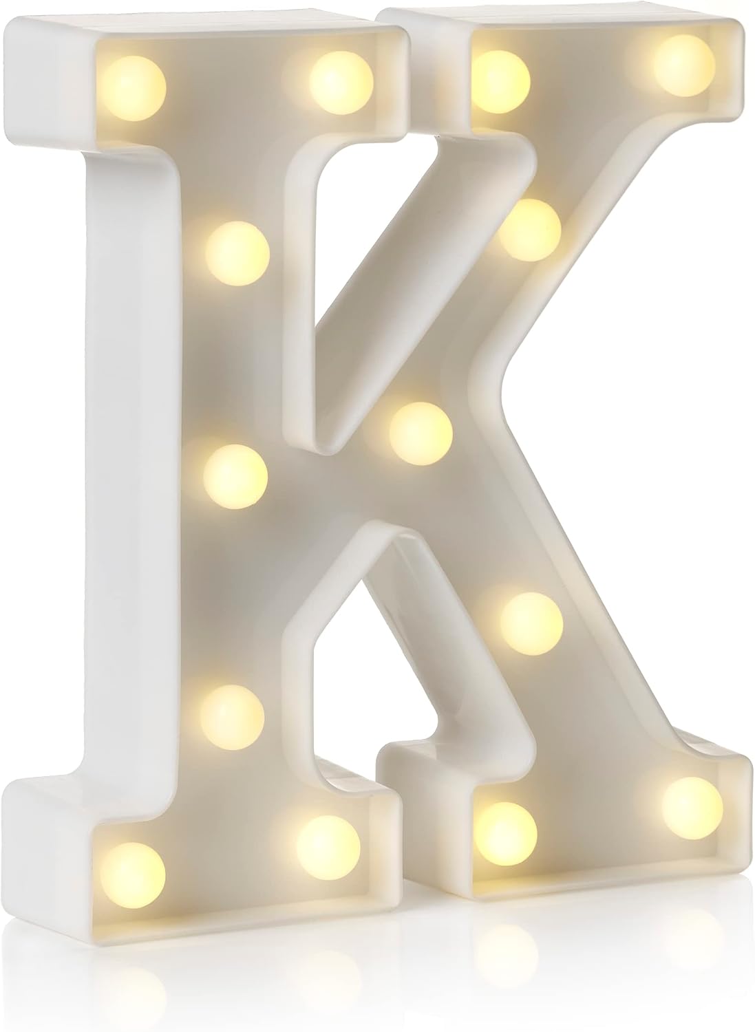 Auraglow LED Light Up Letter C Sign, Battery Powered Party Decoration