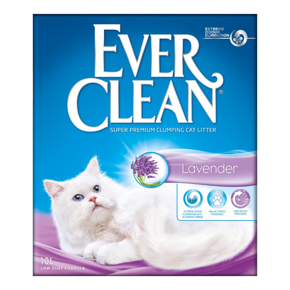 Ever Clean Clumping Cat Litter, Multiple Cat, Scented for long-lasting freshness, Unbeatable Clumping Strength, 10L