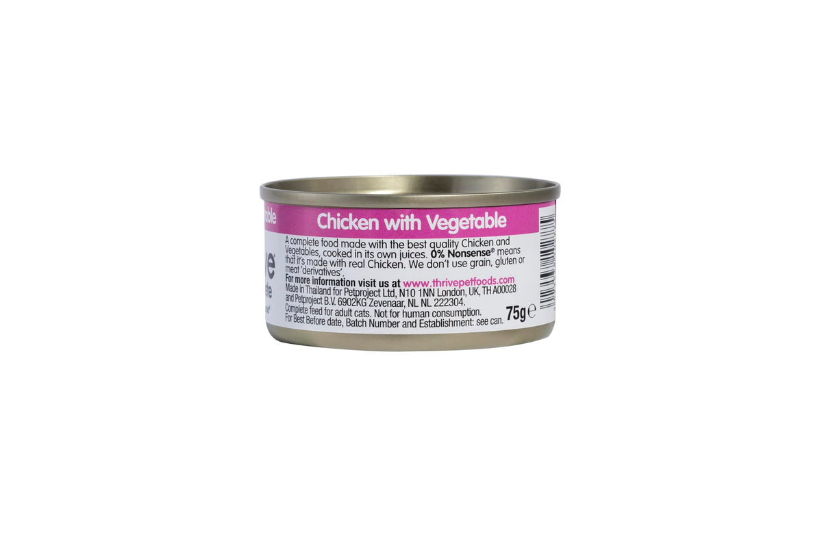 Thrive Complete Chicken Breast Wet Cat Food – Adult & Senior – 6 x 75g Cans