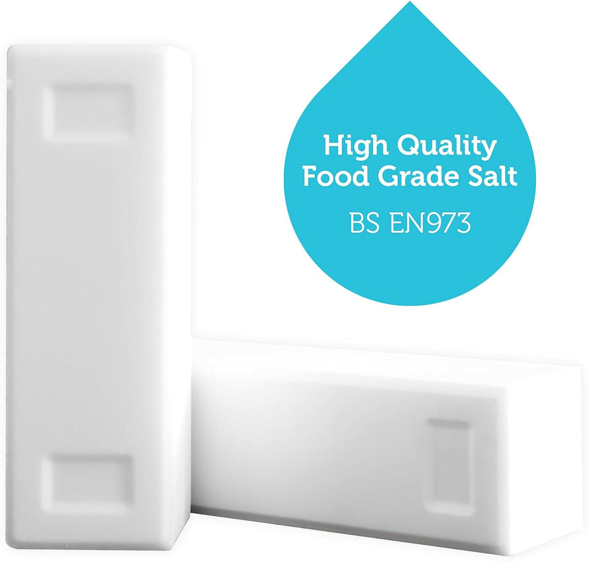 Harvey Block Salt for Water Softeners | Original Pure Grade A Food Quality Salt | 3 Bags, Securely Boxed | Each Bag Contains 2 Blocks | Efficient Softening Solution