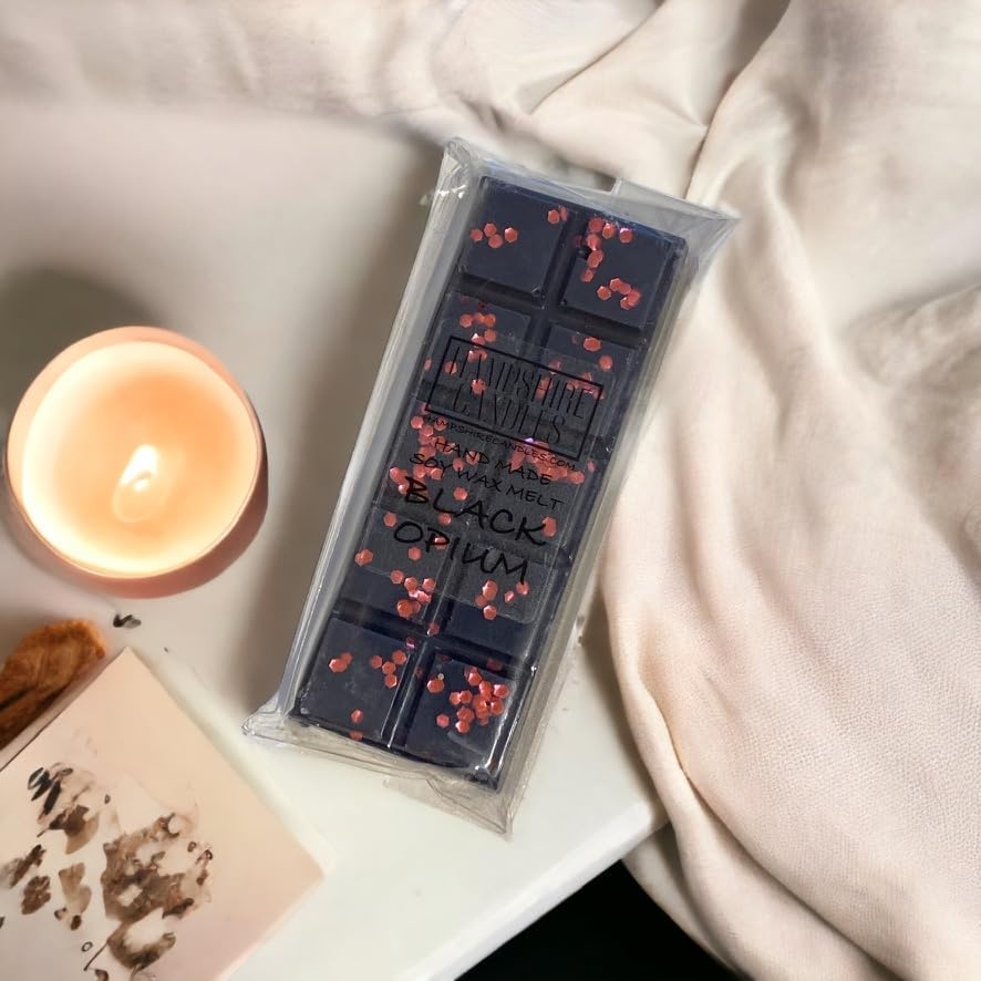 Dark Opium Wax Melts | Highly Scented | Natural Soy Wax | Handmade Snap Bar