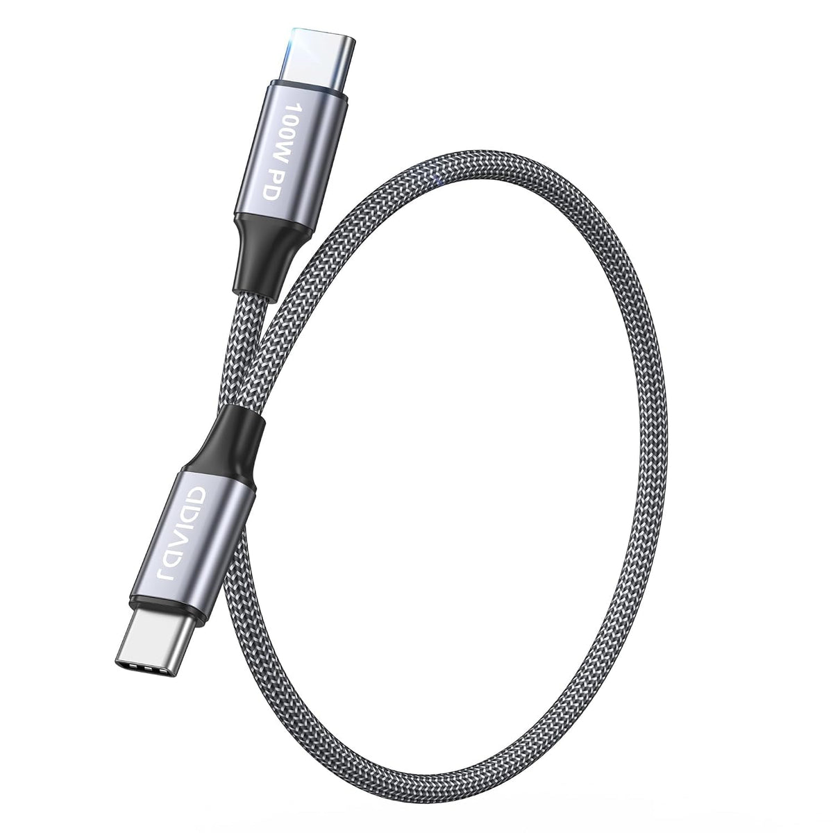 RAVIAD USB C to USB C Charger Cable 2Pack 1M 100W 5A Fast Charging Cable