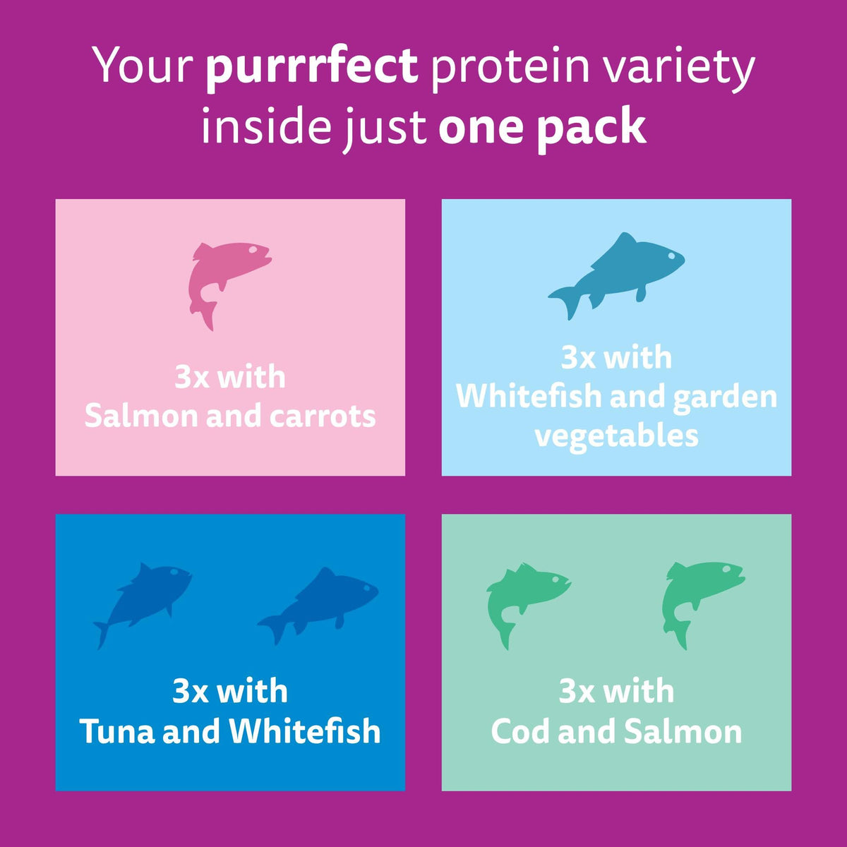 whiskas Tasty Mix 1+Chef´s Choice in Gravy 40x85g Pouches, Adult Cat Food