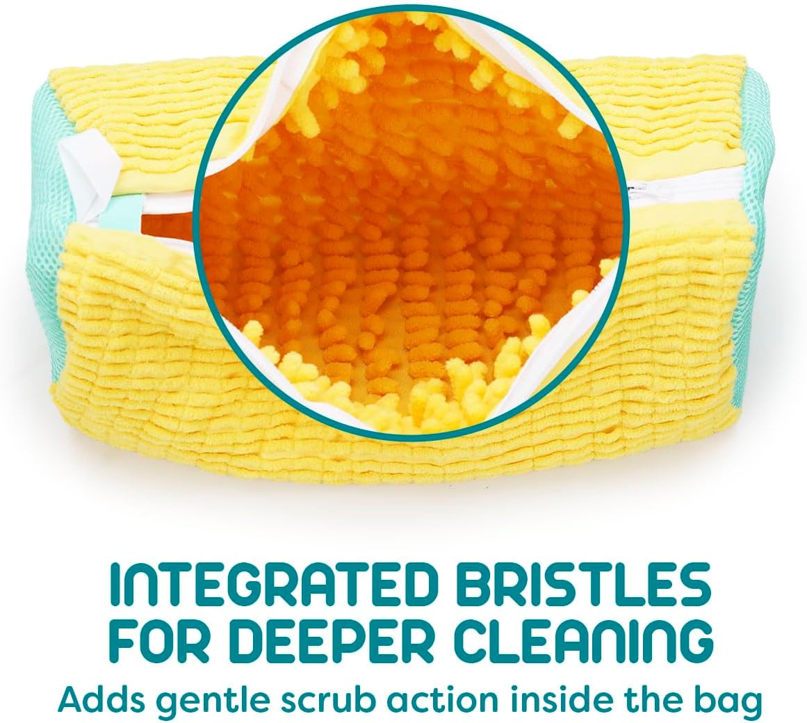 Shoe Washing Bag, 2 Pack, for Washer and Dryer, Reusable Cleaning Sack