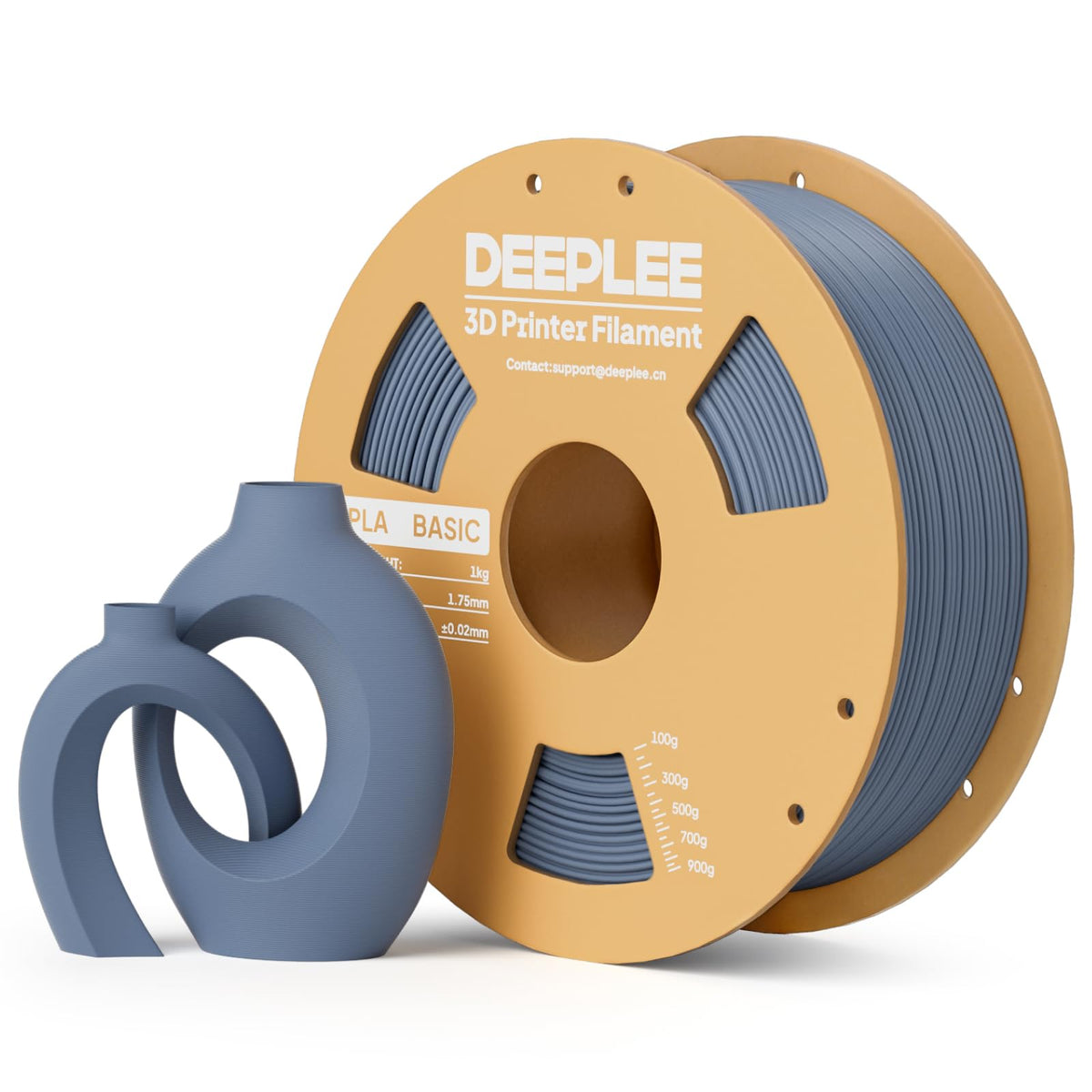 DEEPLEE PLA Filament 1.75mm, Basic 3D Filaments Beige 1kg