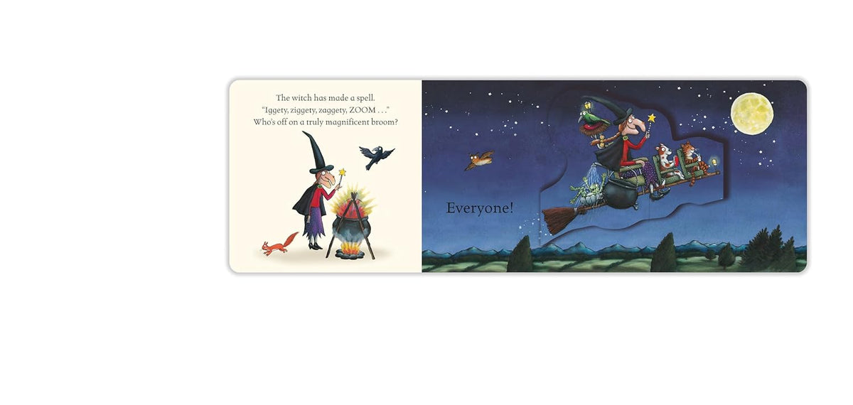 Room on the Broom: A Lift-the-Flap Book: with a surprise pop-up ending, the perfect Halloween gift for toddlers