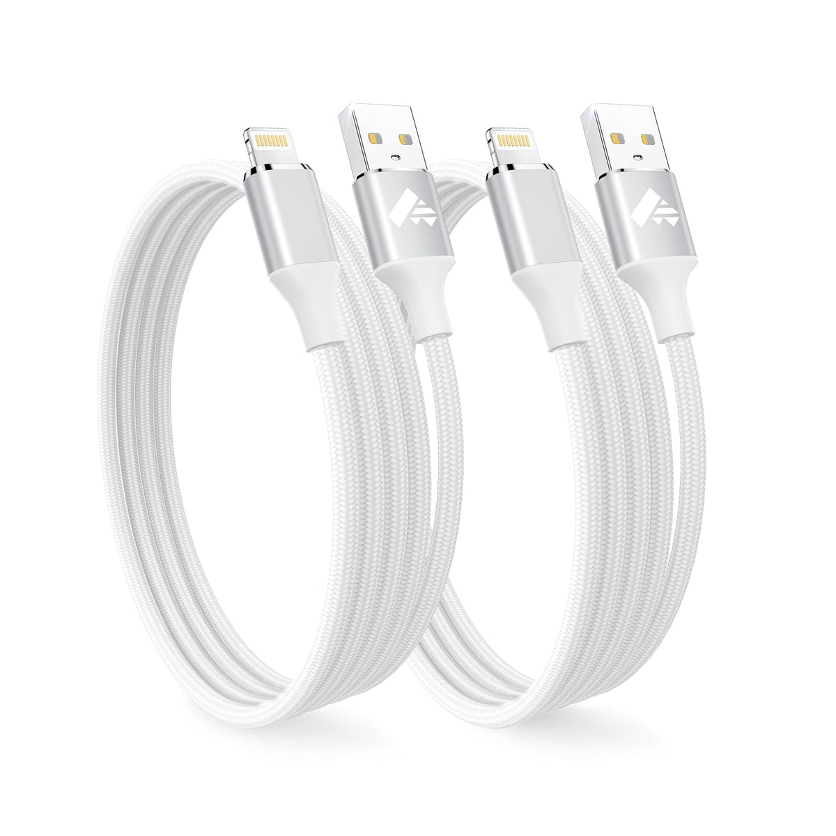 Aioneus iPhone Charger Cable 2M, iPhone Charging Cable MFi Certified Lightning Cable Fast Charging iphone Cable Lead Nylon Lightning to USB Cable for iPhone 14 13 12 11 Pro Max XS XR X 8 7 6 Plus 5 SE