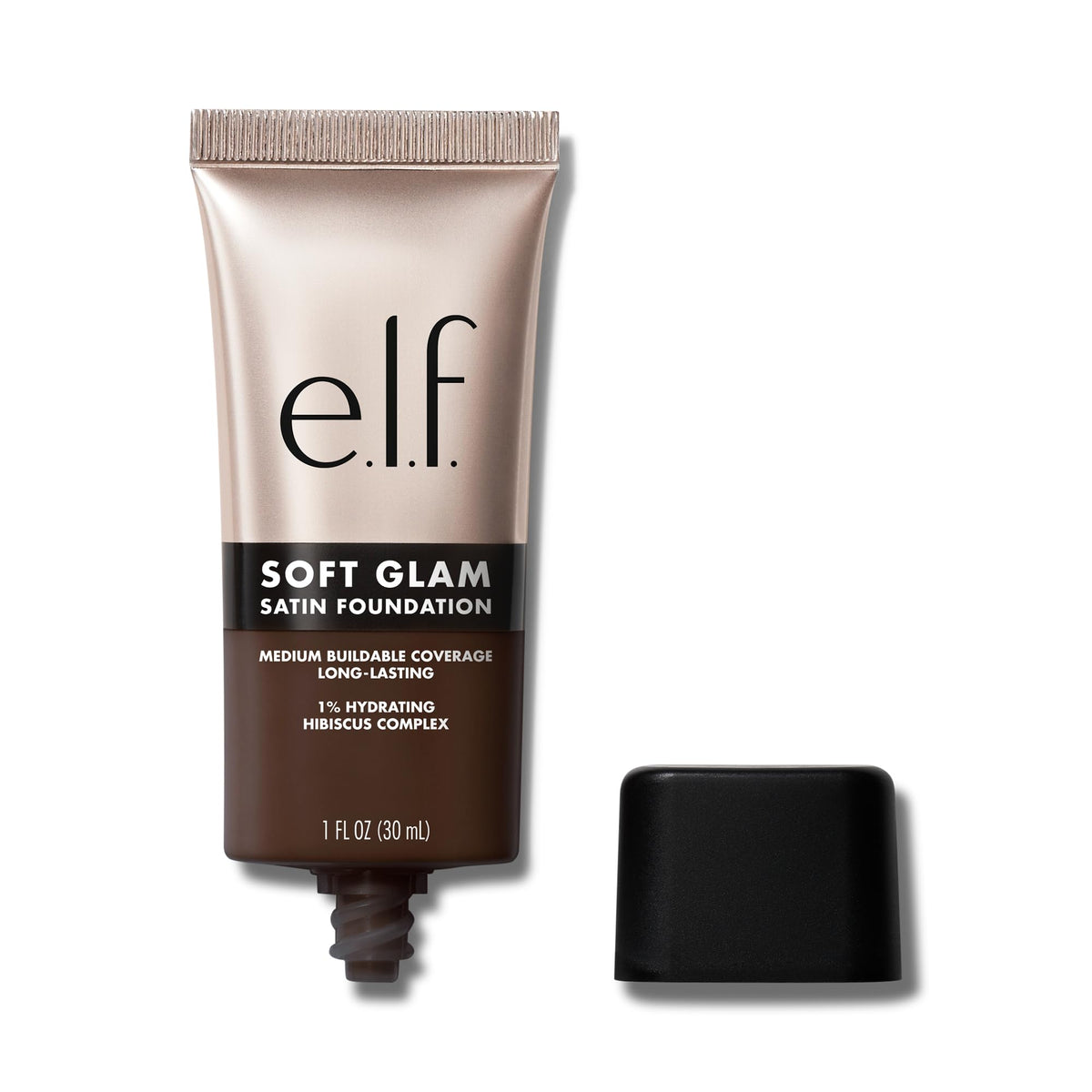 e.l.f. Soft Glam Foundation, Medium Coverage, Long-Lasting & Buildable Foundation For A Smooth, Satin Finish, Vegan & Cruelty-Free, 21 Light Neutral