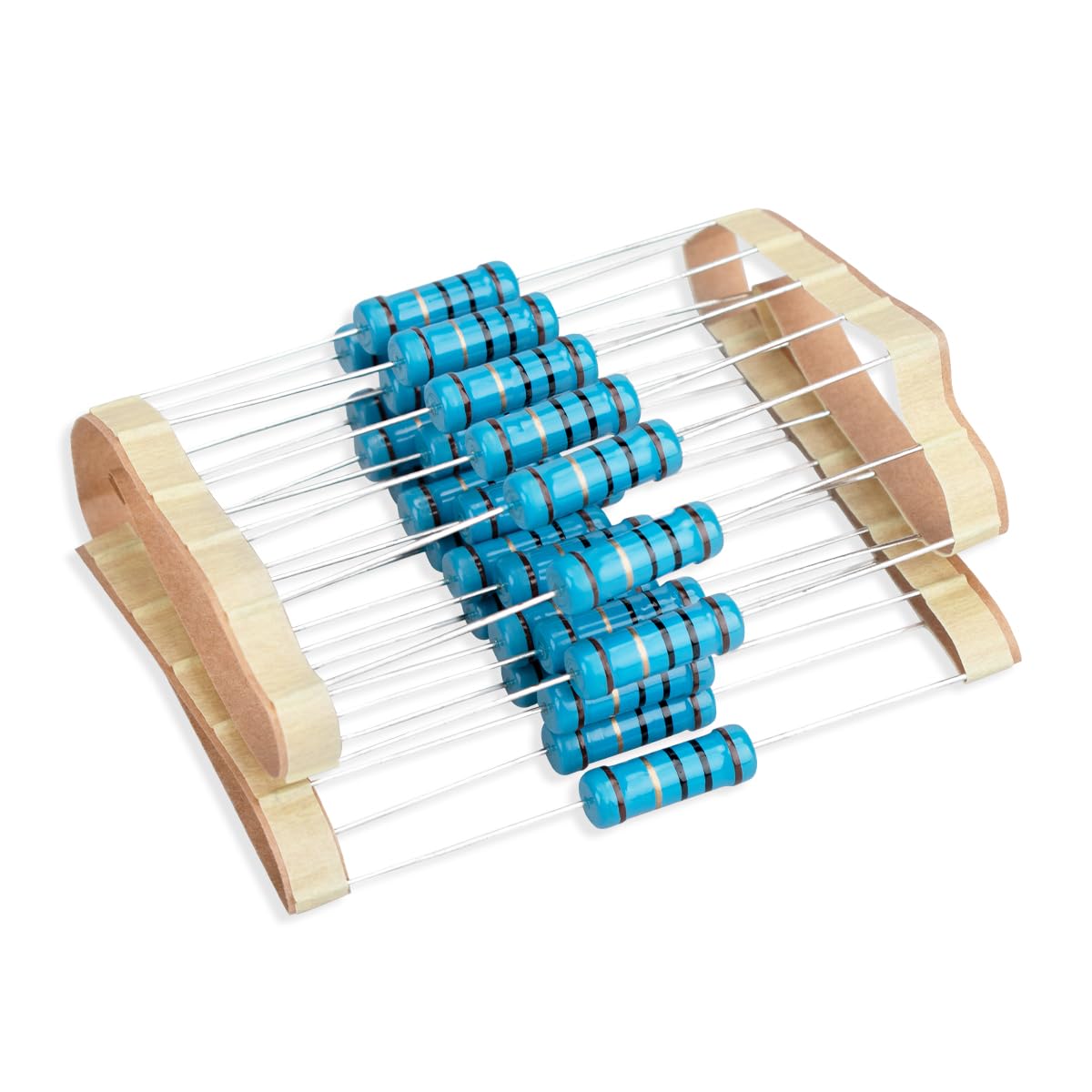 50 Pcs 1W 1% Tolerance 0.1 Ohm Metal Film Resistor Resistance for DIY Project and Experiments