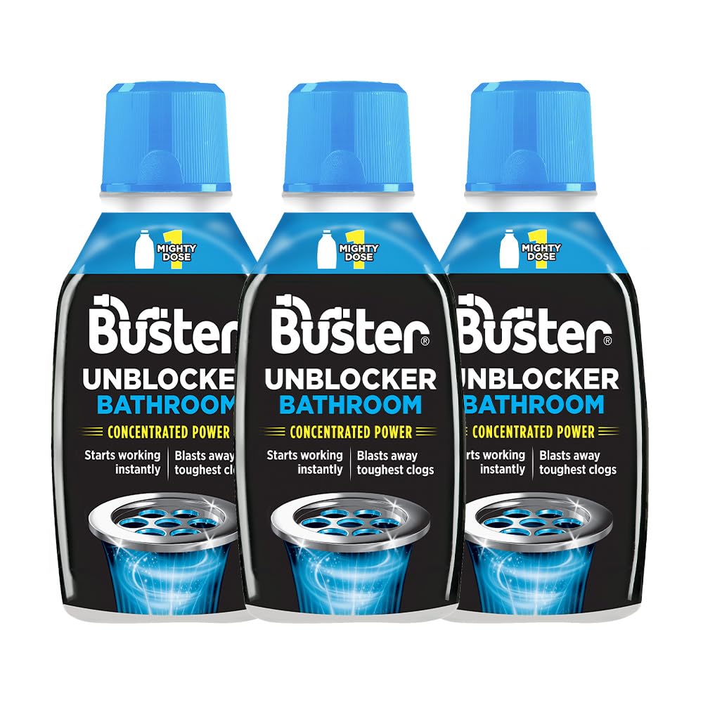 Buster Bathroom Drain Unblocker (Pack of 2 x 300ml)
