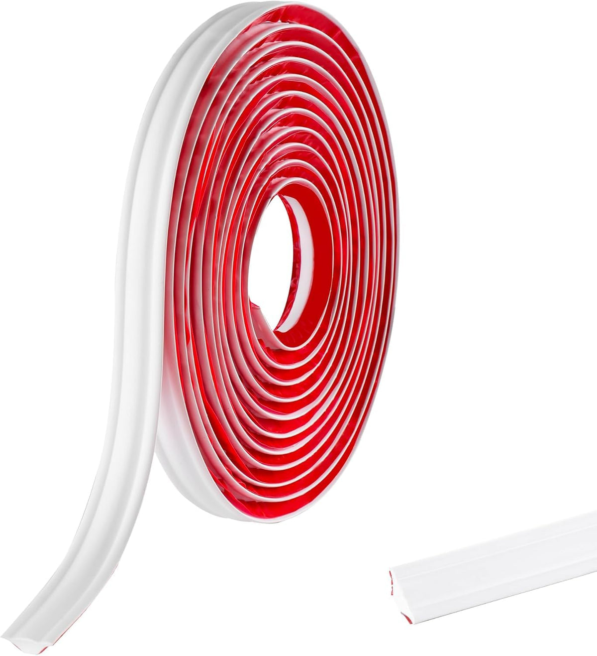 Zayejod PVC Quadrant Trim Flexible Laminate Beading Self Adhesive White