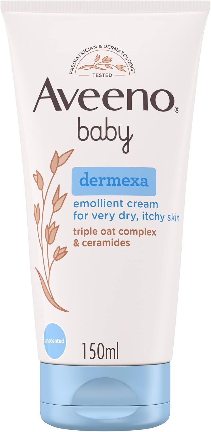 Aveeno Baby Dermexa Emollient Cream for Dry & Itchy Skin (1x 150ml)