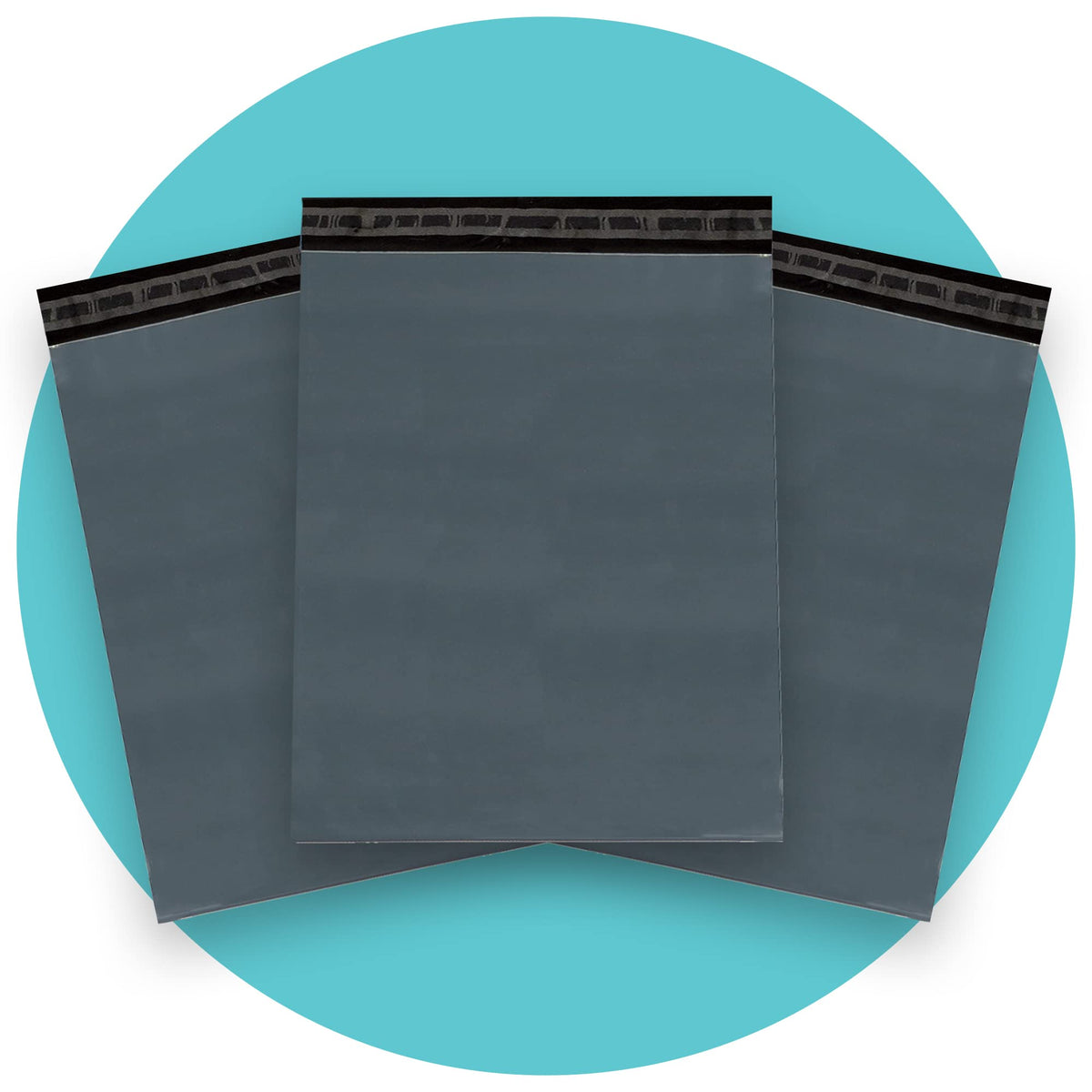 Triplast 6 x 9-Inch Plastic Mailing Postal Bag - Grey (Pack of 100)