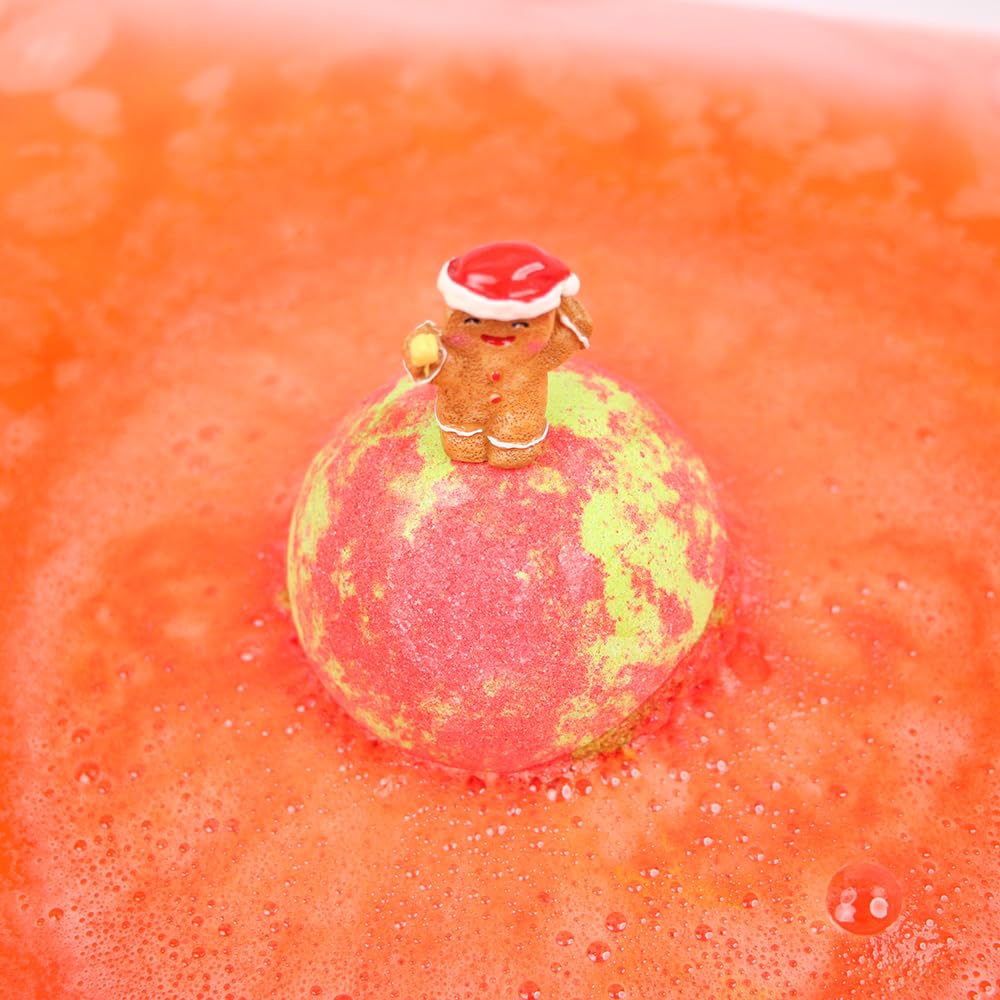 ZIMPLI - Large Christmas Duck Surprise Bath Bomb, 1 of 6 Duck Toys to Collect, One per Baff Bomb, Christmas Toys for Children, Bath Toy Stocking Fillers