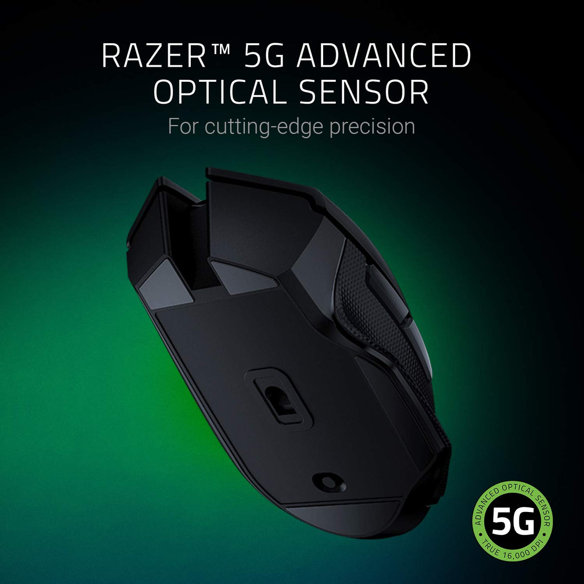 Razer Basilisk V3 - Wired Customisable Gaming Mouse (10+1 Programmable Buttons, HyperScroll Tilt Wheel, 11 Chroma RGB Lighting Zones, Optical Mouse Switches, Focus+ 26K DPI Optical Sensor) Black