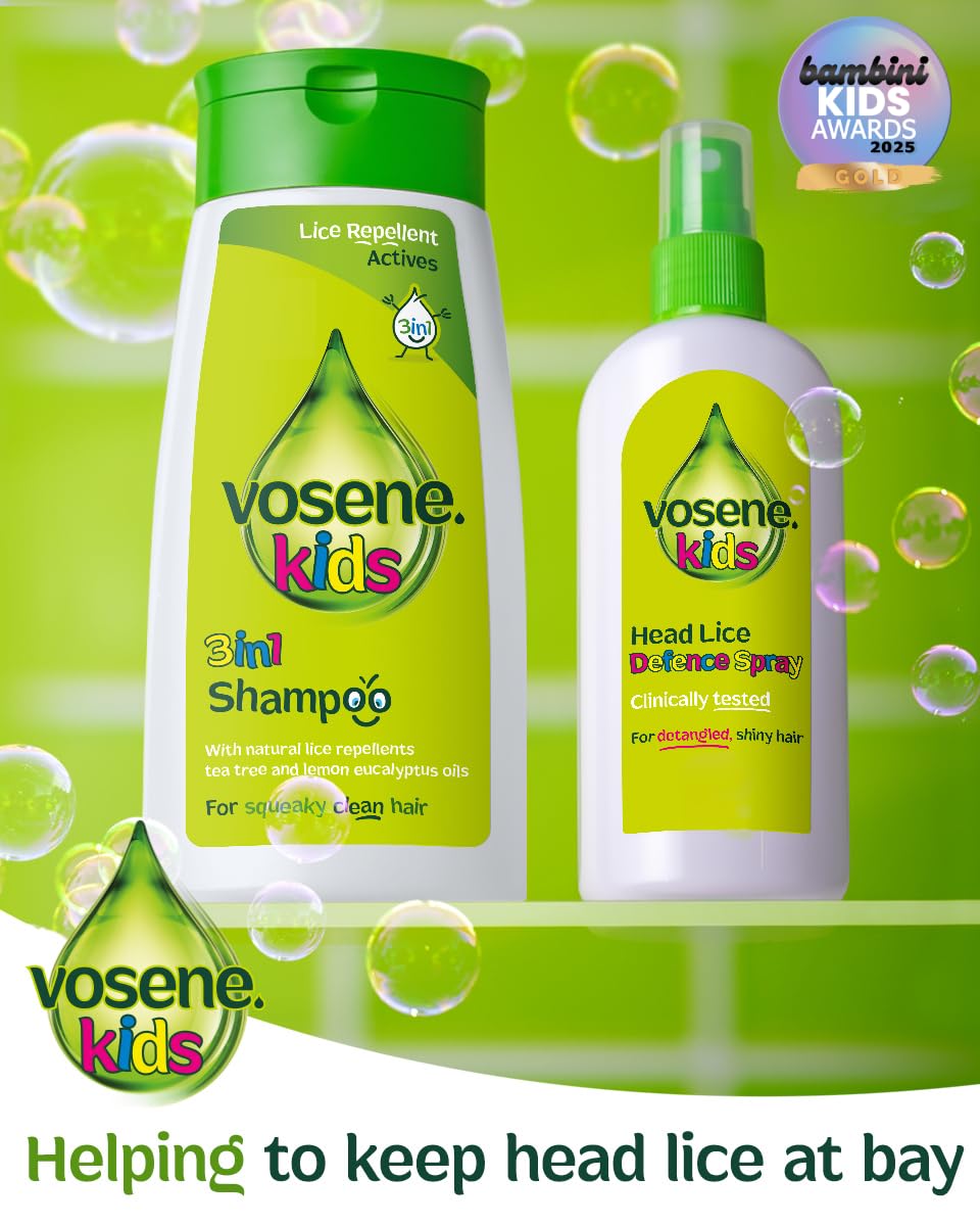 Vosene Defence Spray - Apple & Lemon Natural Head Lice Defence Spray 150ml