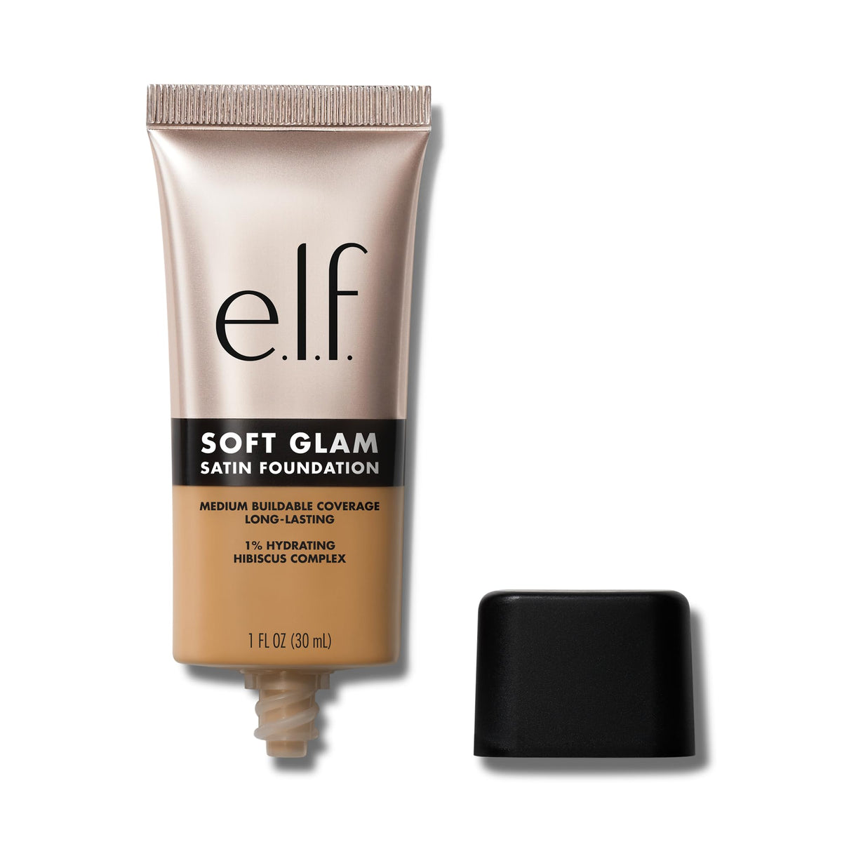 e.l.f. Soft Glam Foundation, Medium Coverage, Long-Lasting & Buildable Foundation For A Smooth, Satin Finish, Vegan & Cruelty-Free, 21 Light Neutral