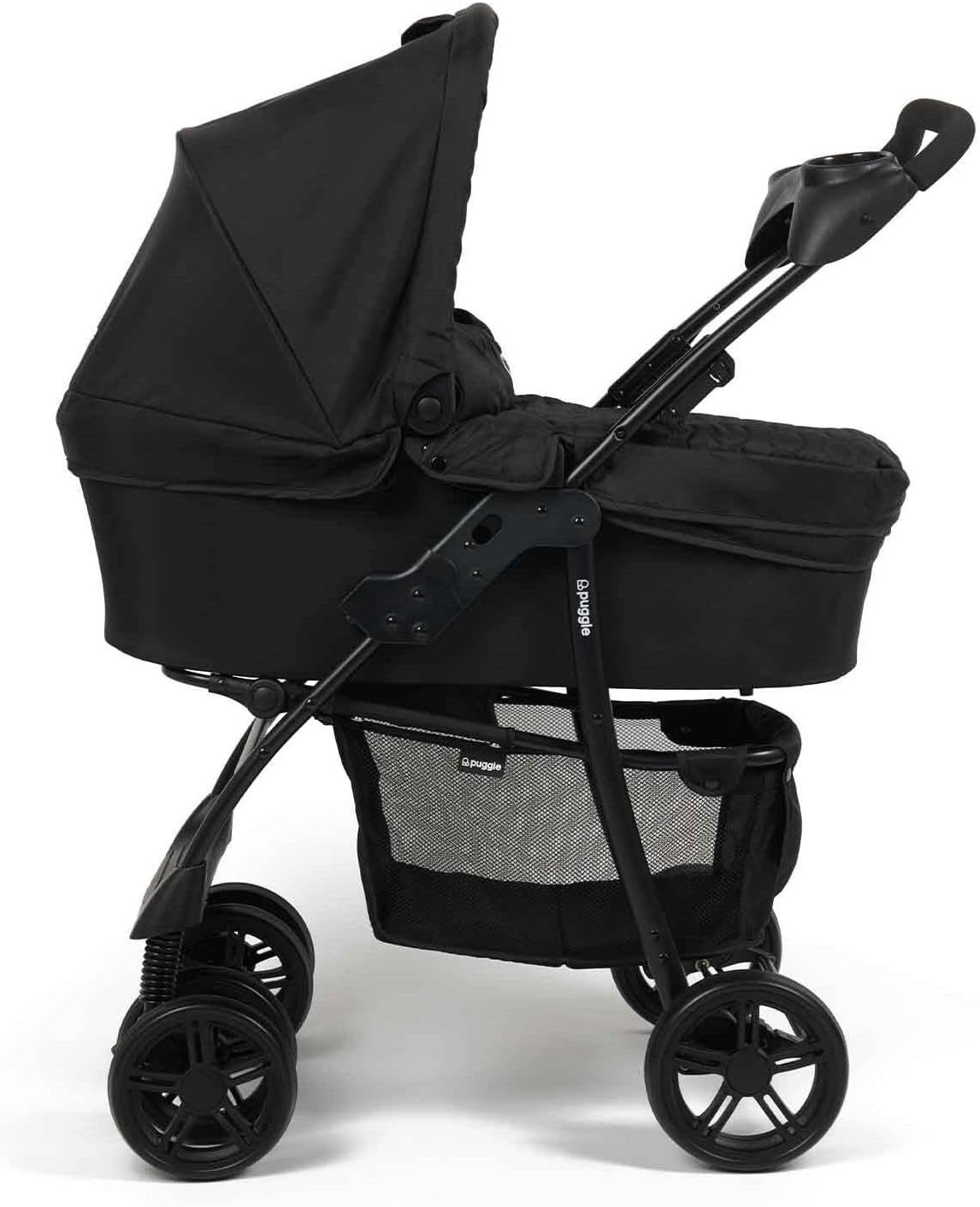 Puggle Denver V2 Luxe 3-in-1 Travel System with Raincover - Storm Black